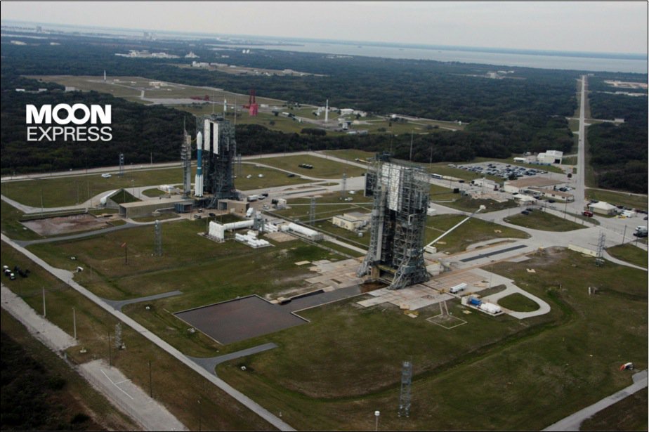 Moon Express leased launch complexes 17 and Cape Canaveral Air Force Base