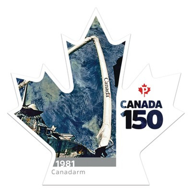 Canada 150 - Canadarm stamp