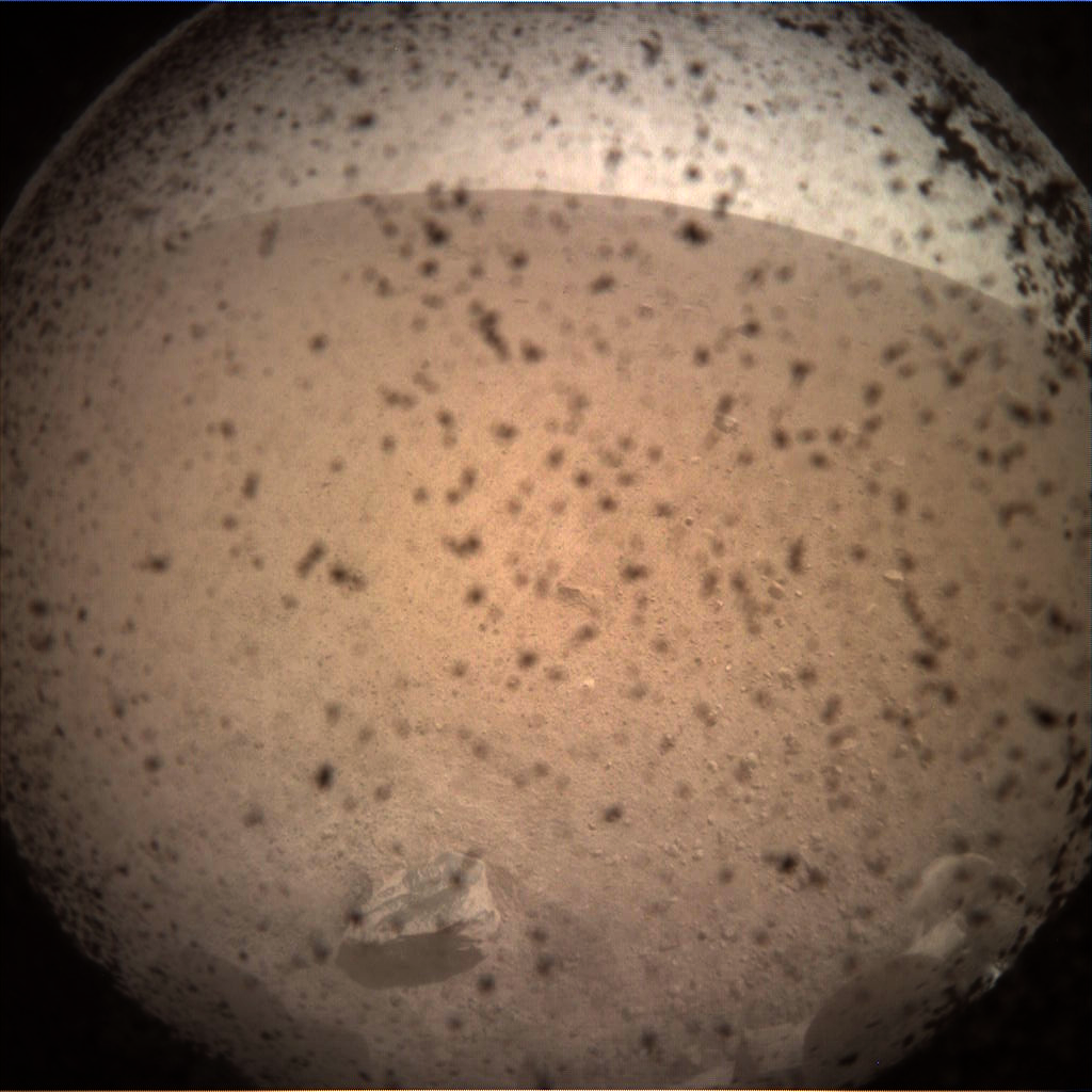 NASA Mars InSight spacecraft lands on Mars.