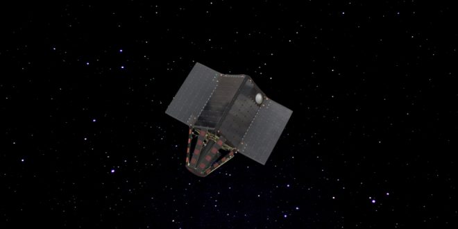 Artist rendering of a Helios Wire Pathfinder satellite