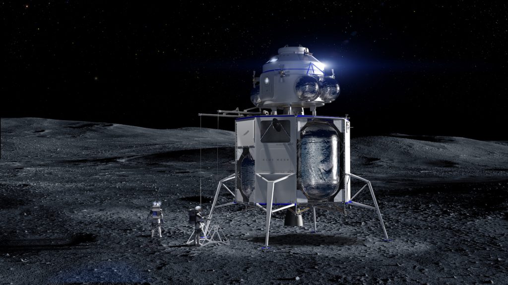 Blue Origin lander and ascent module