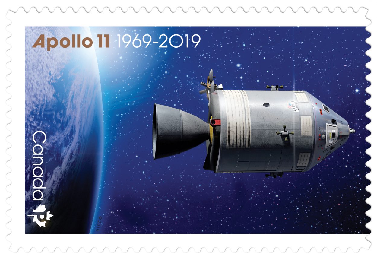 Canada Post Releases Canadian Themed Apollo 11 50th Anniversary Stamps