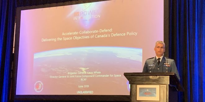 BGen Kevin Whale at CASI ASTRO 2019