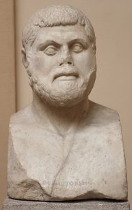 A Roman-era bust of Themistocles.