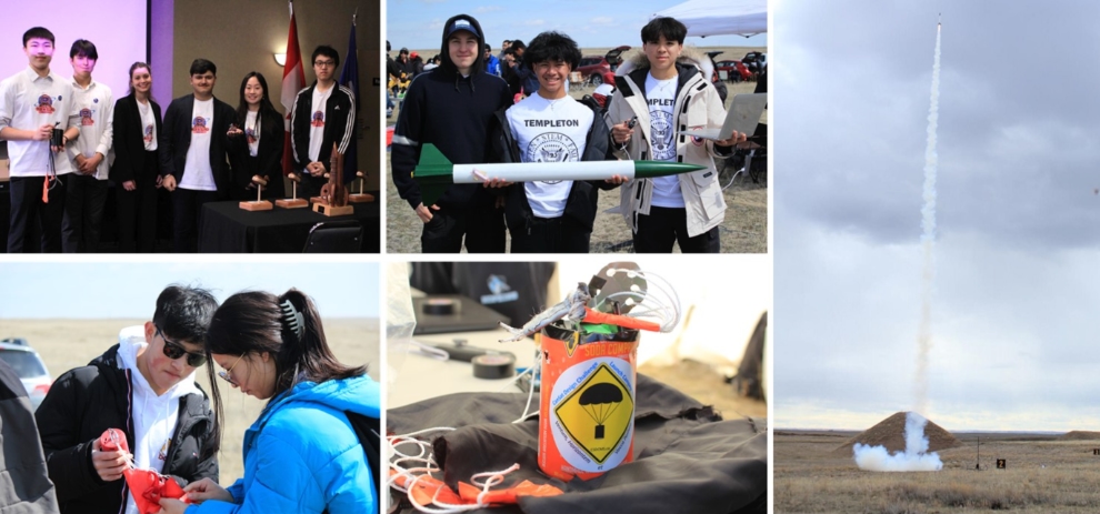 Students compete in the CanSat and CubeSat challenges. Credit: Canadian Satellite Design Challenge Management Society.